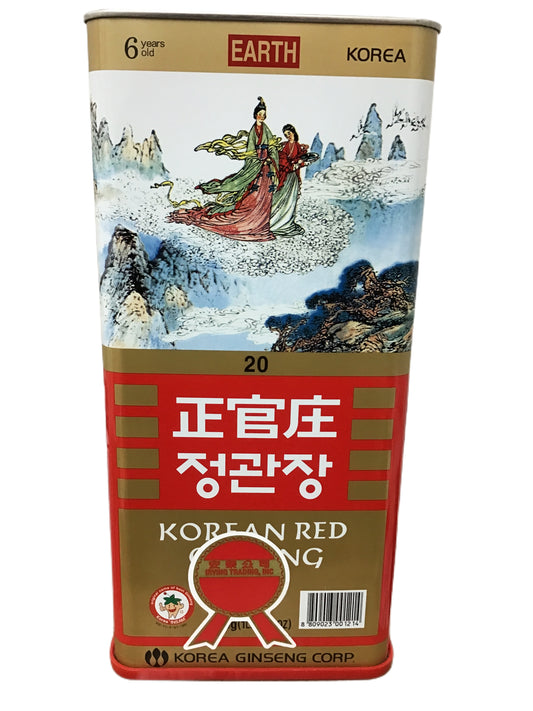 CHEONG KWAN JANG 6yr Old Korean Red Ginseng (Earth-20) Grade Canned 600g 正官庄 高丽参切参