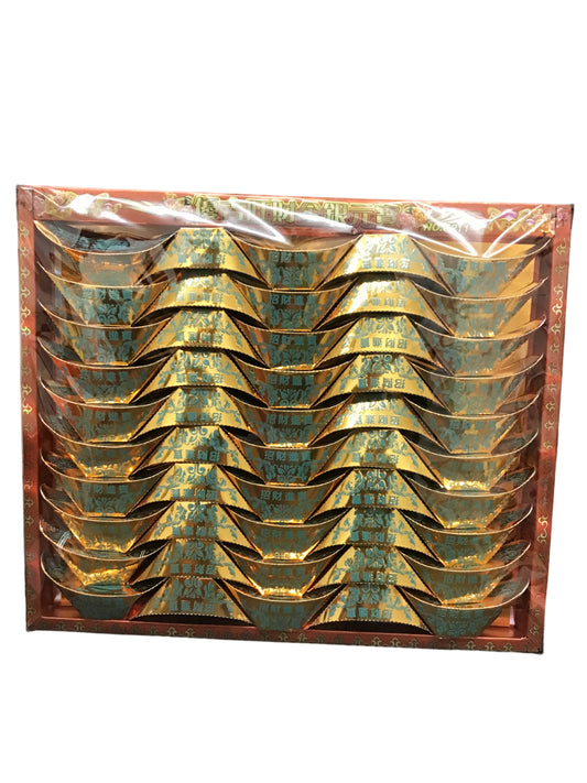 Joss Paper (Gold) Joss Dollar Worship Money 优吉旺财纯金元宝