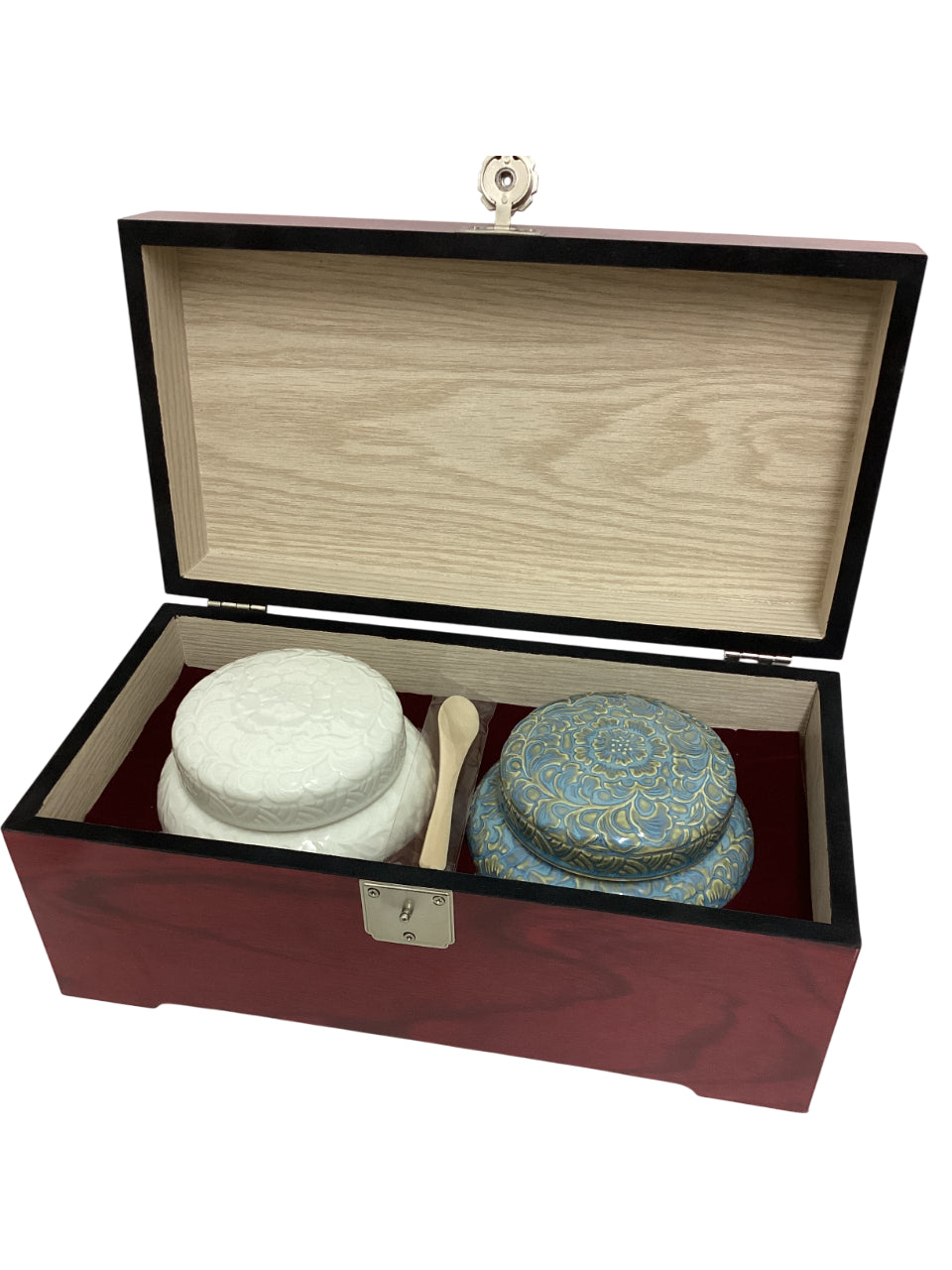 G & Life Korea Red Ginseng Pong - Perfect Gift Set with Treasure Box and Two Premium Ceramic Pot Included 红参浓缩液精品装