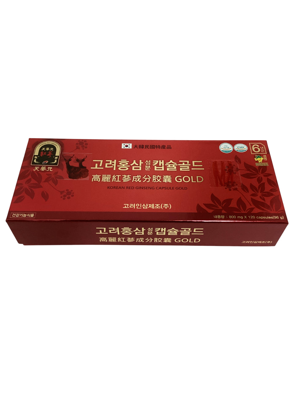 Korean Red Ginseng Capsule Gold 高丽红参成分胶囊 Gold