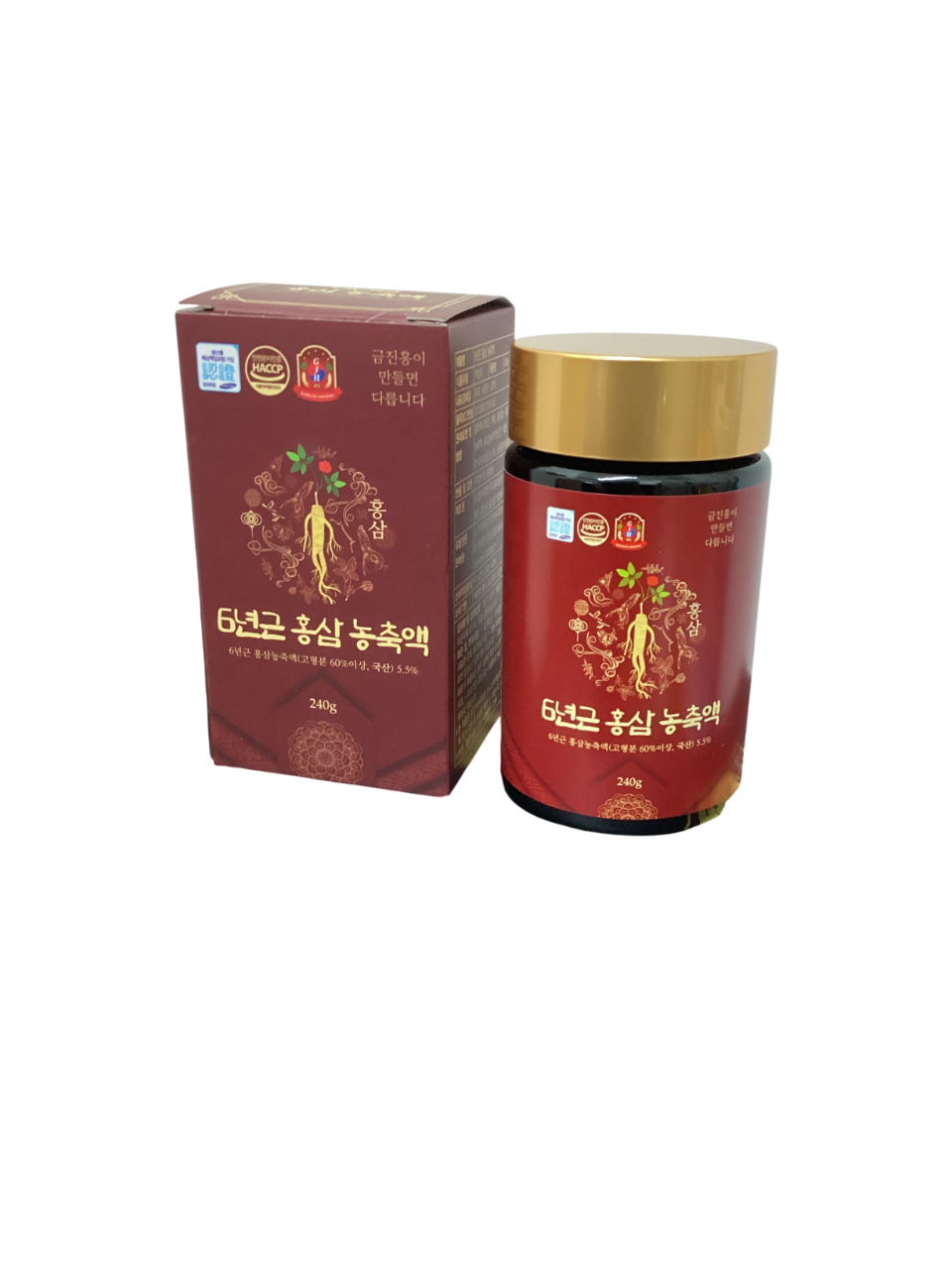 6 Years Red Ginseng Extract in Fluid - 4 Bottles Gift Set