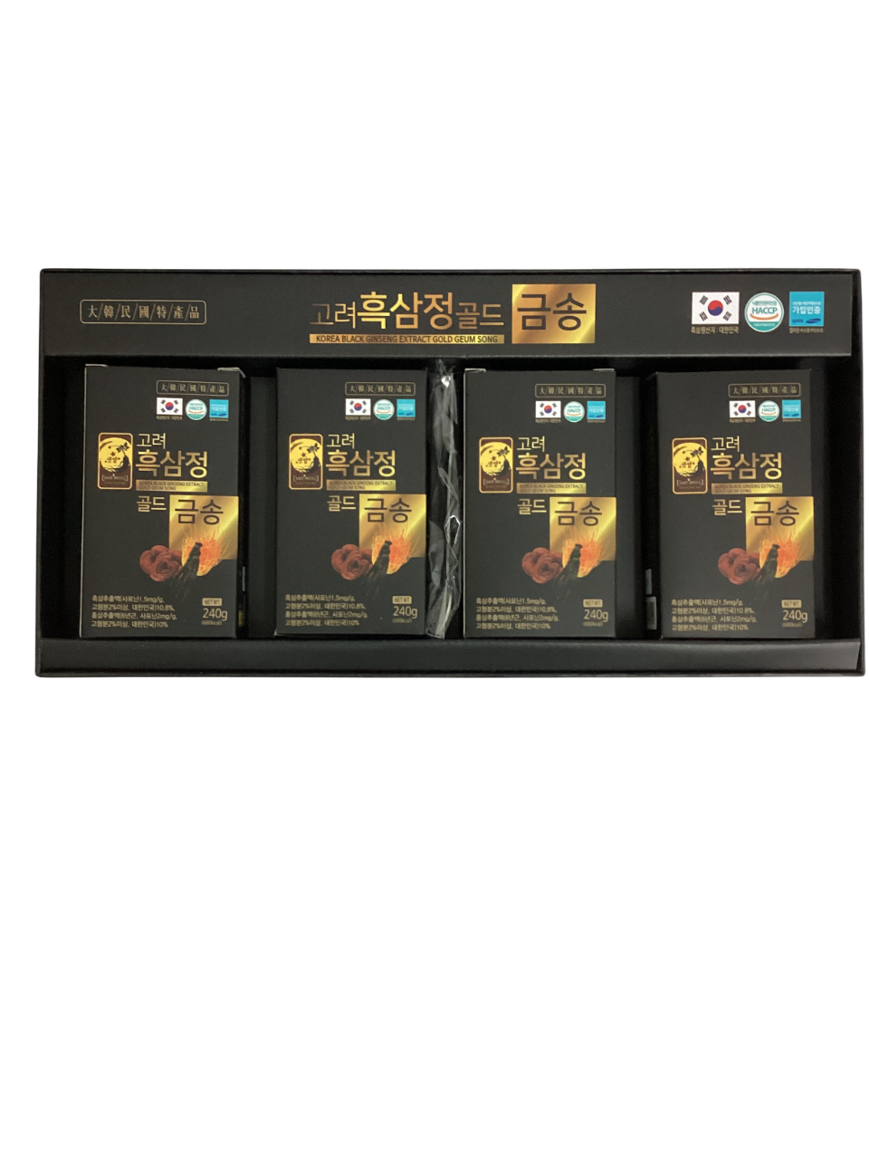 Korean Black Ginseng Extract Gold Geum Song - 960g