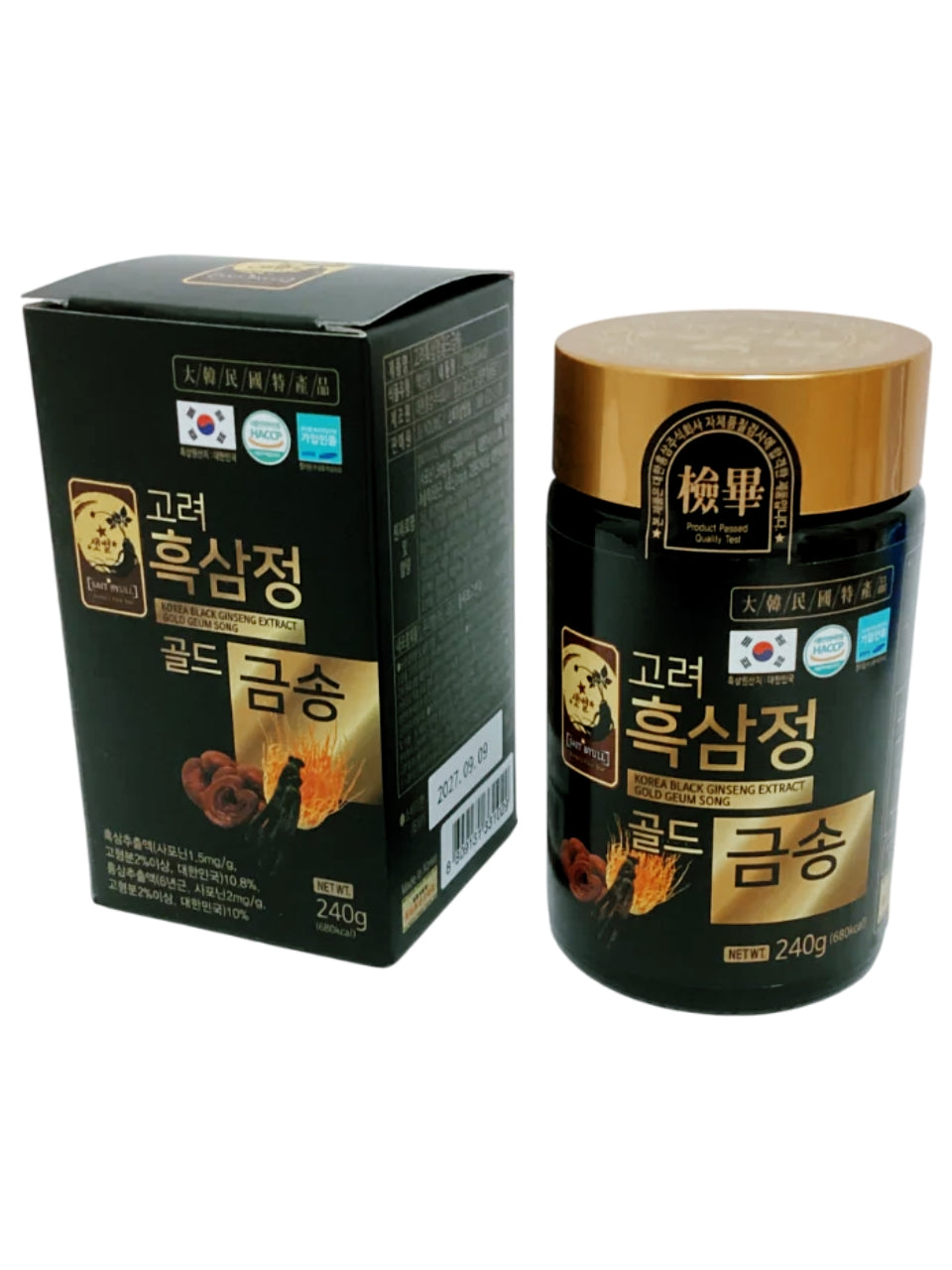 Korean Black Ginseng Extract Gold Geum Song - 960g
