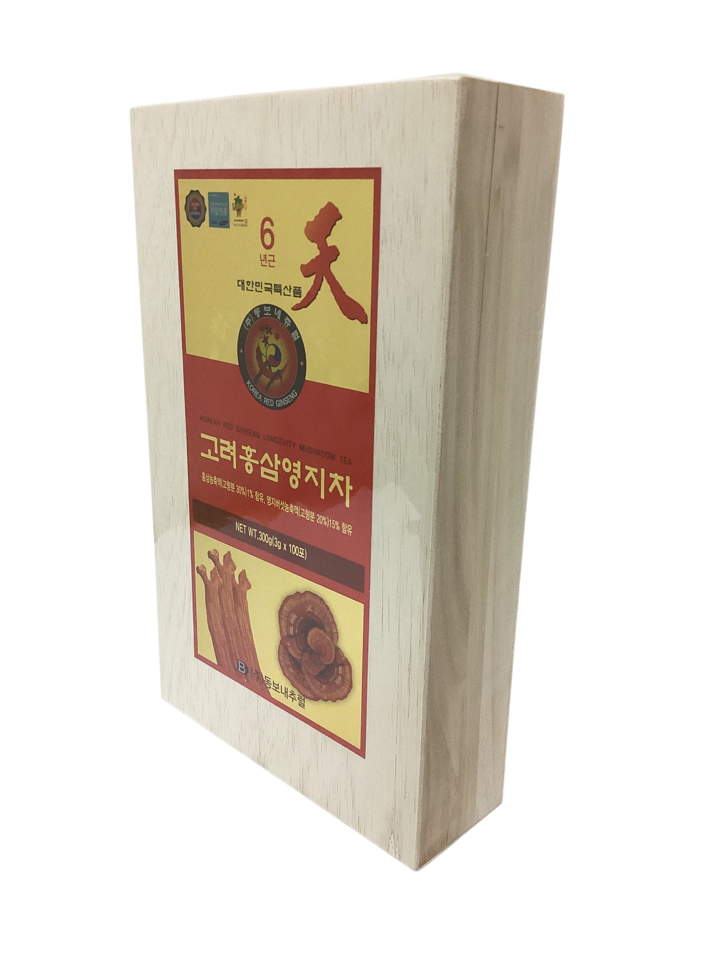 Korean Red Ginseng Longevity Mushroom Tea