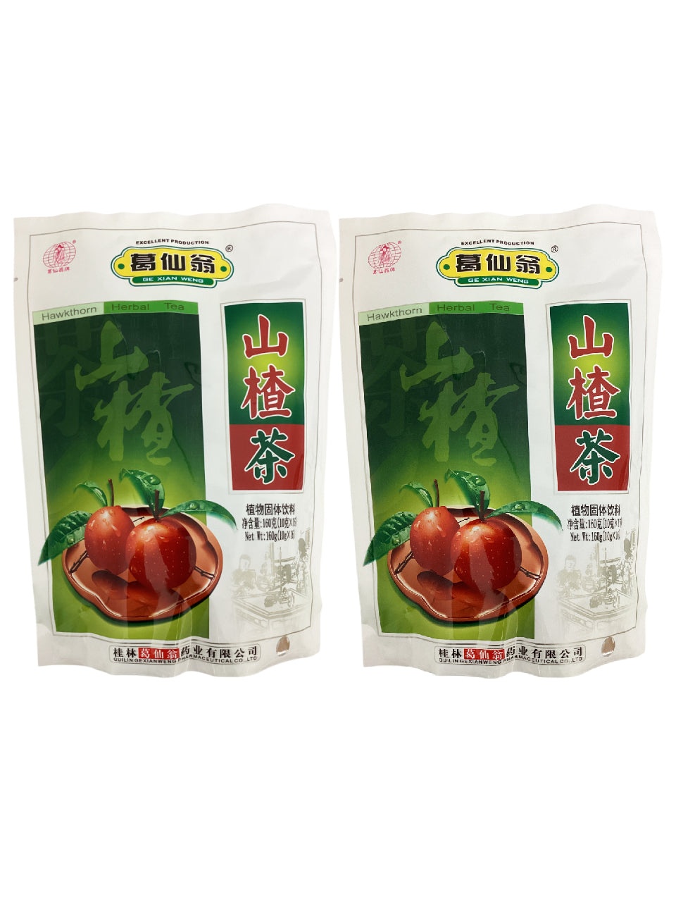 GE XIAN WENG Hawthorn Herbal Tea 葛仙翁山楂茶