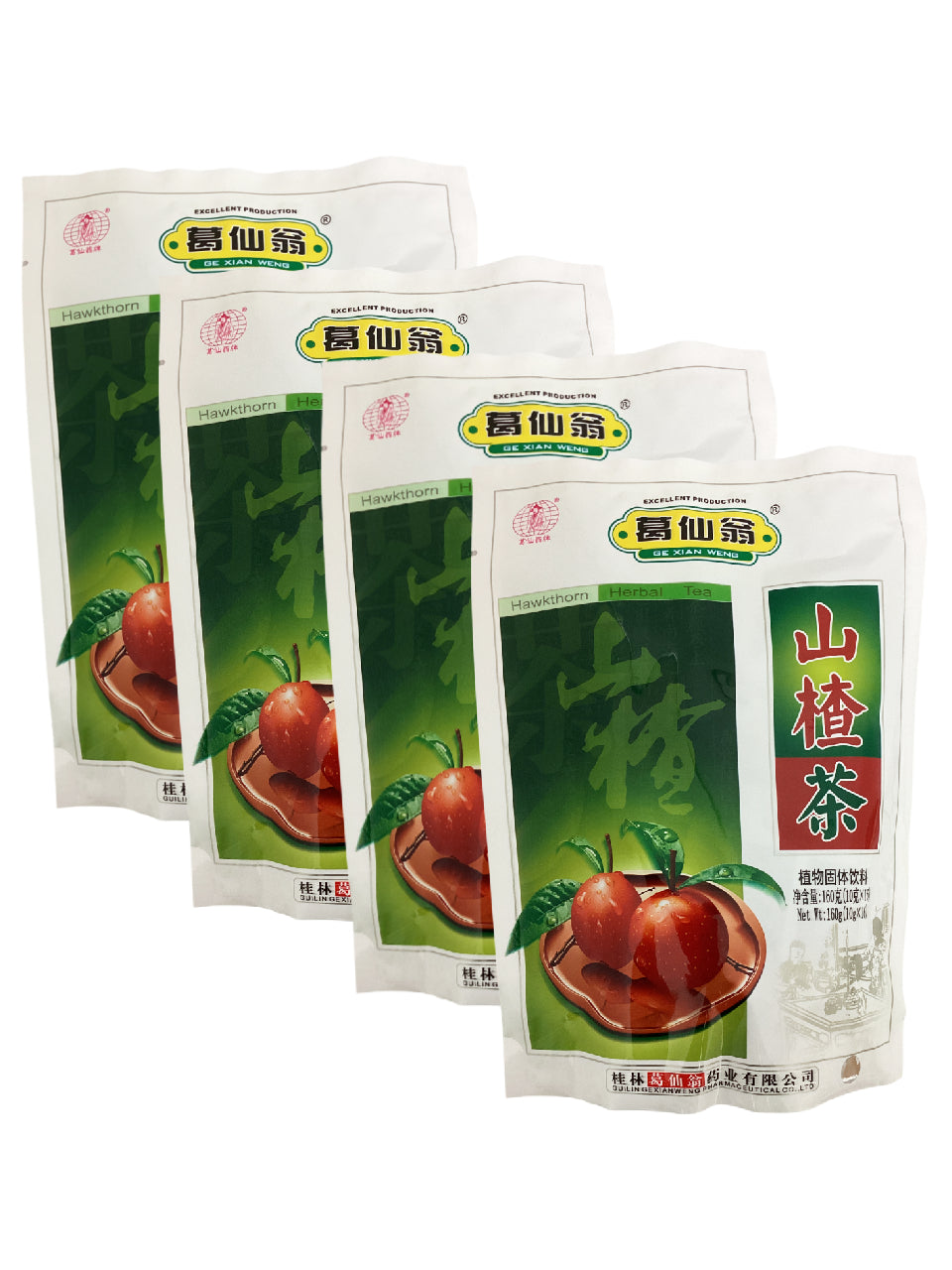 GE XIAN WENG Hawthorn Herbal Tea 葛仙翁山楂茶