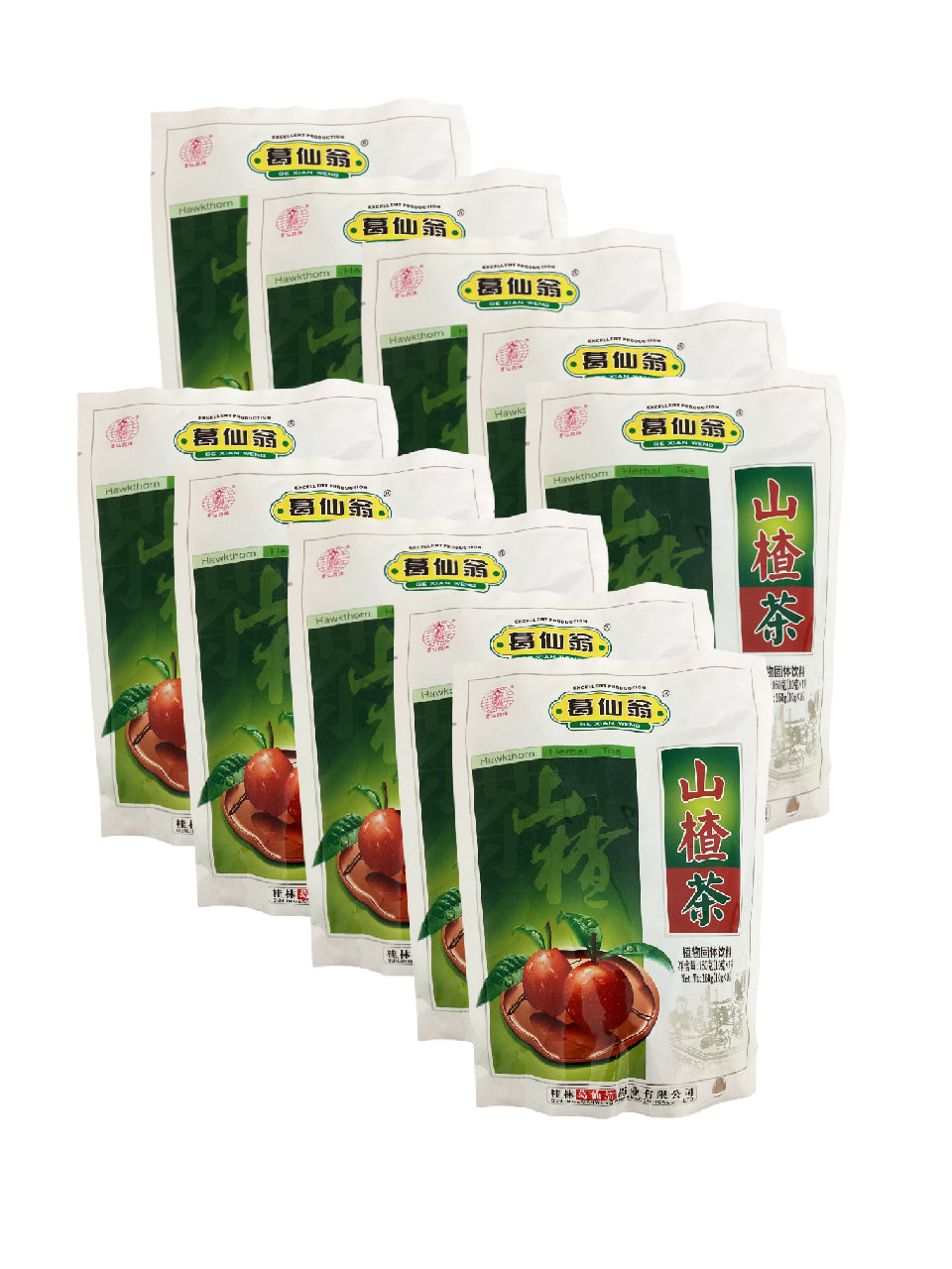 GE XIAN WENG Hawthorn Herbal Tea 葛仙翁山楂茶