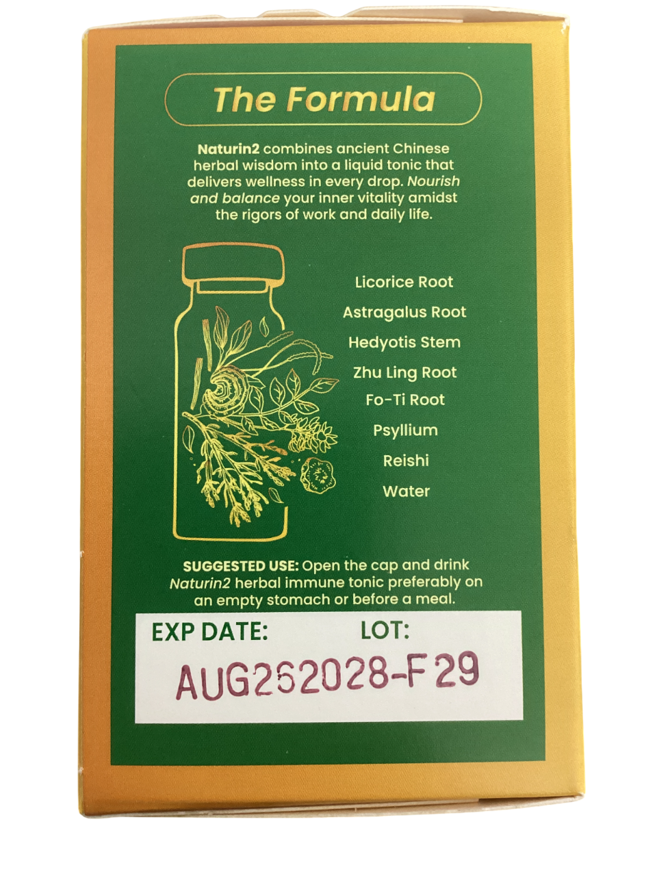 Naturin 2 100% Natural Herbal Tonic 绿健 8oz