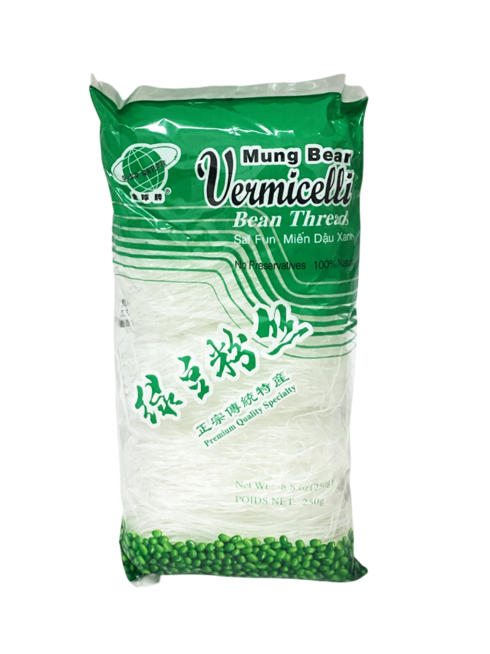 Mung Bean Vermicelli Bean Threads 绿豆粉丝 8.5oz
