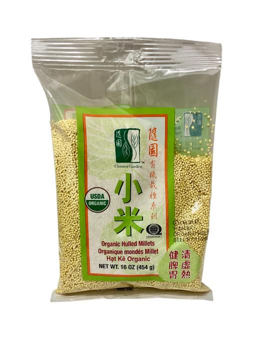 Chinese Garden Organic Hulled Millets 小米 16oz