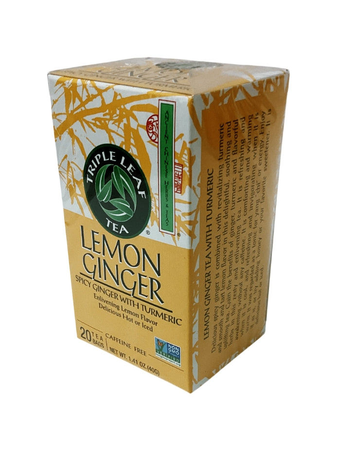 Triple Leaf Brand Lemon Ginger Tea 柠檬姜茶