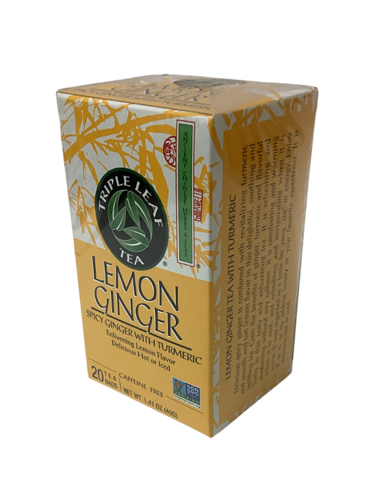 Triple Leaf Brand Lemon Ginger Tea 柠檬姜茶