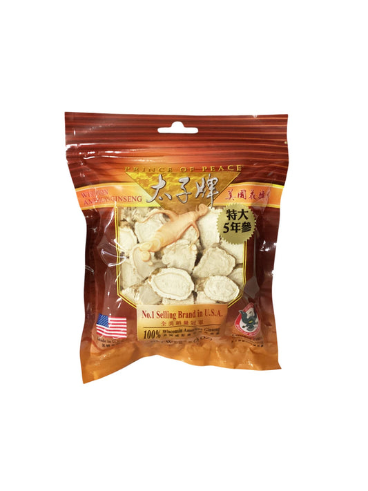Princes of Peace Wisconsin American Ginseng Slices 太子牌西洋参片 3oz