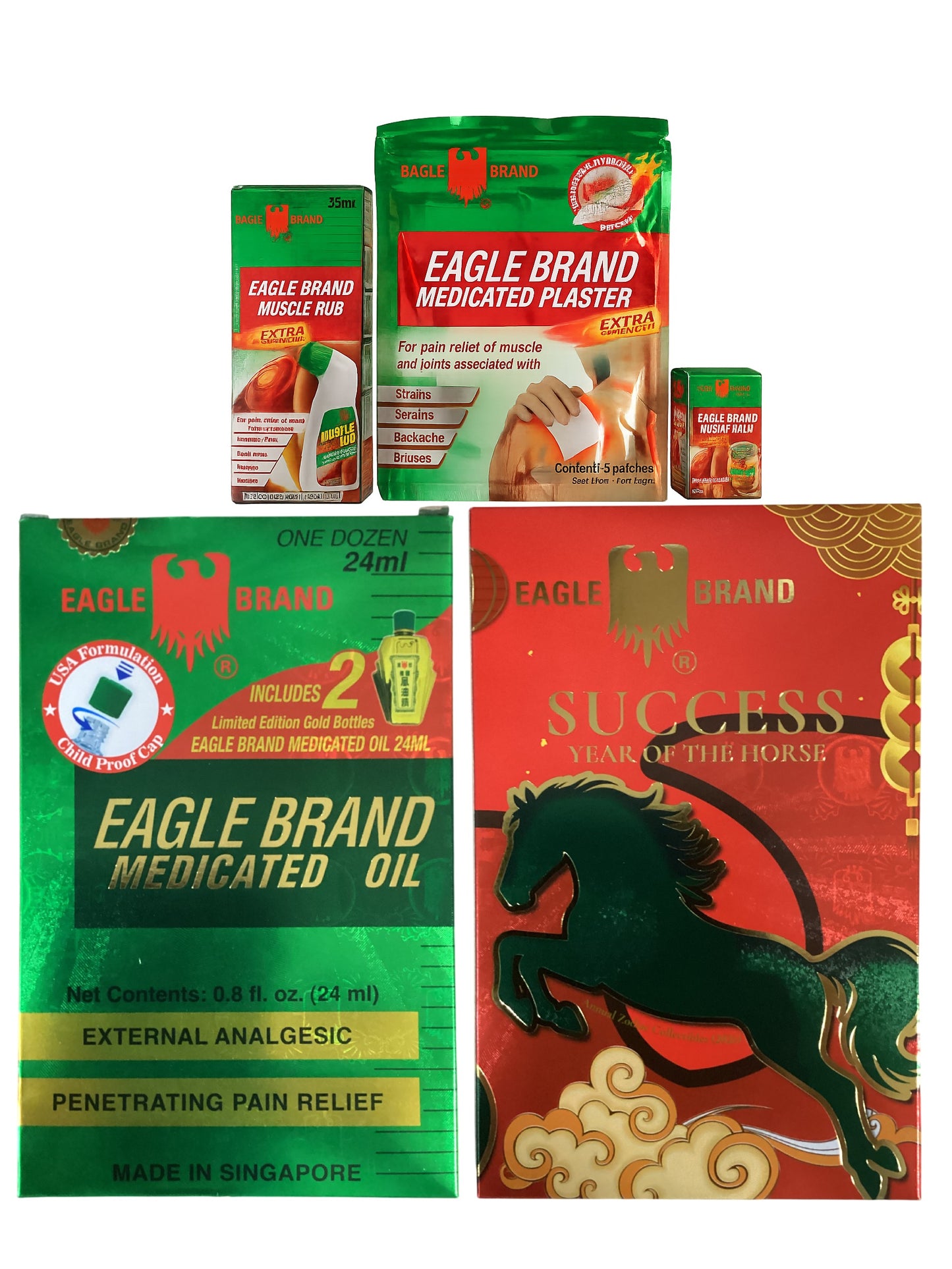Eagle Brand Longevity Year of the Horse Limited Edition - Includes 2 Limited Edition Gold Bottle