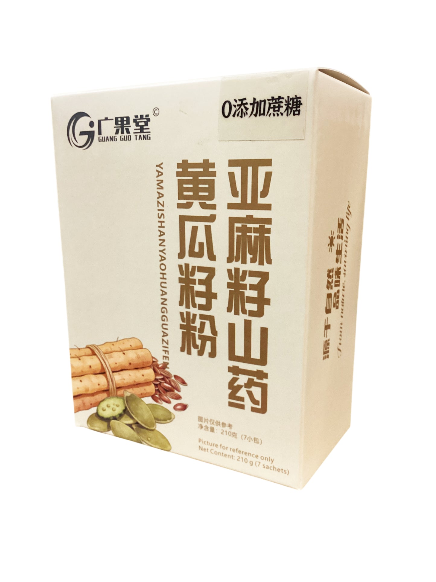 Flaxseed Yam Cucumber Seed Powder 广果堂 亚麻籽山药黄瓜籽粉 7小包