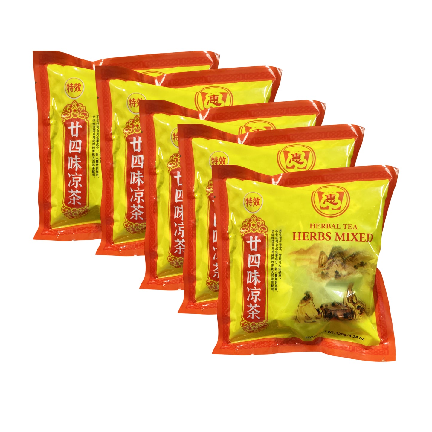 廿四味凉茶 Twenty-Four Herbal Tea ｜ Herbal Tea Herbs Mixed 4.24oz