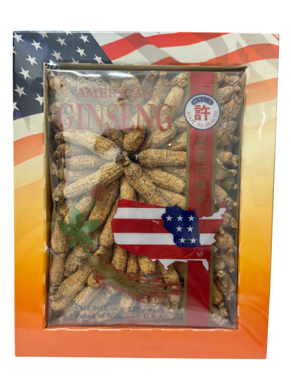 Hsu's American Ginseng 134-8 许氏美国花旗参 精致短枝 8oz