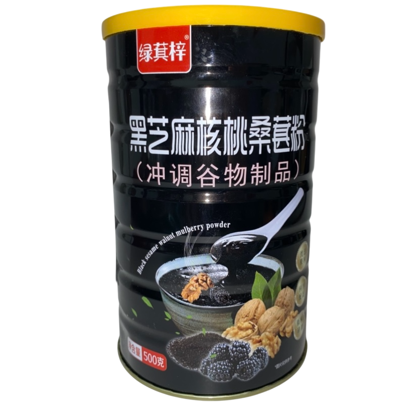 Black Sesame Walnut Mulberry Powder 黑芝麻核桃桑葚粉 500g