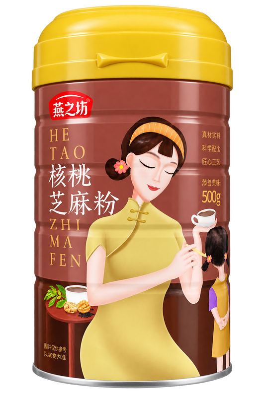 燕之坊 核桃芝麻粉 Yan Zhi Fang Walnut & Black Sesame Grain Powder 500g