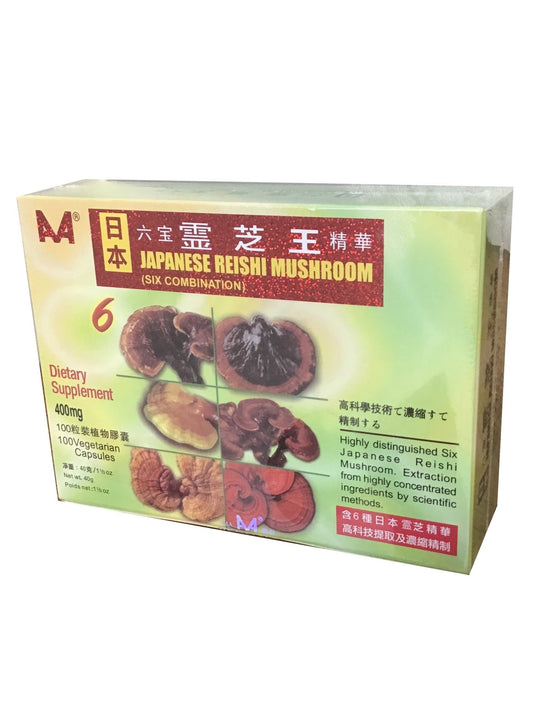 Japanese Reishi Mushroom (Six Combination) 日本六宝灵芝王精华