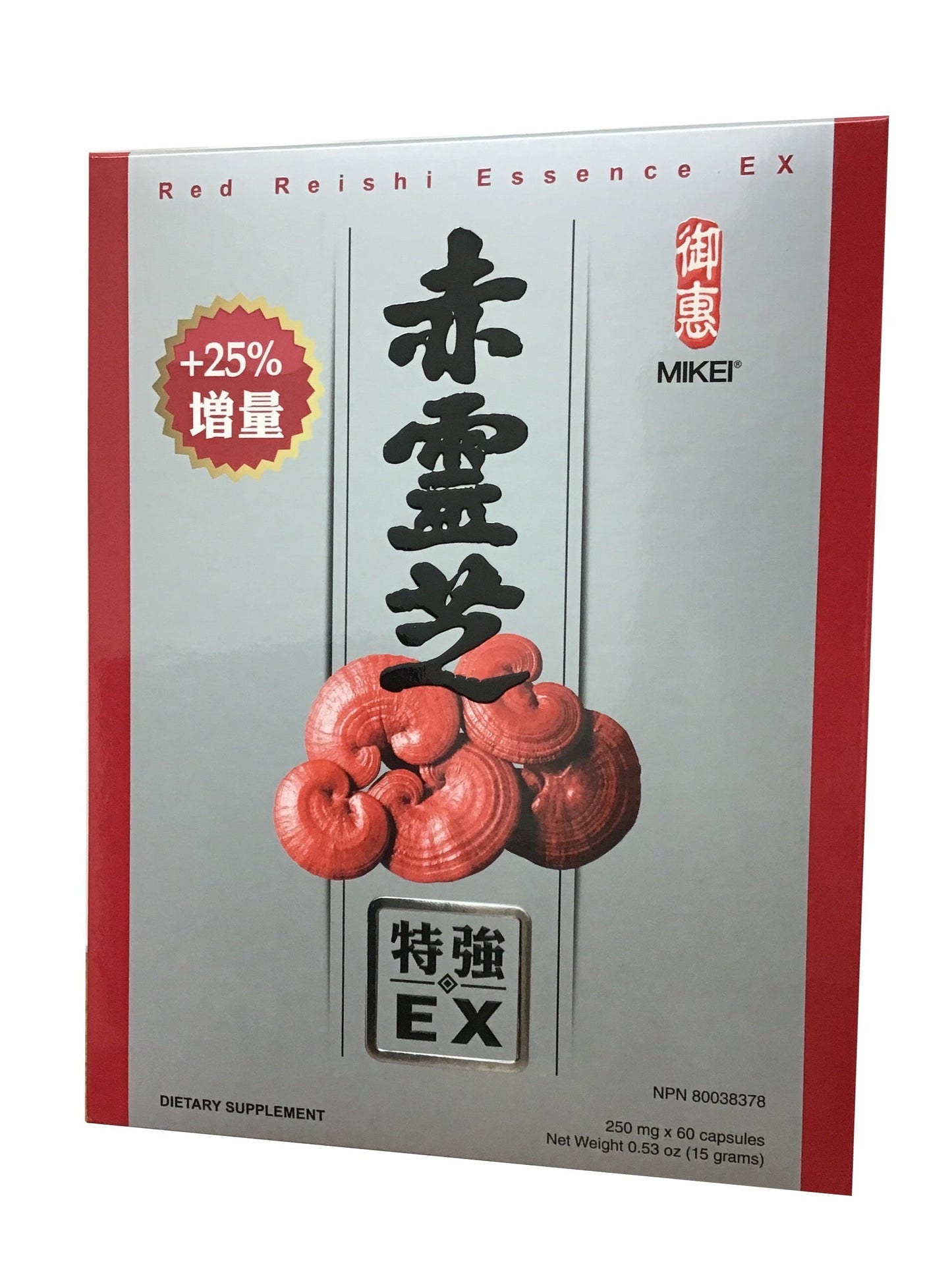 Mikei Red Reishi Essence (60 Capsules) 赤靈芝