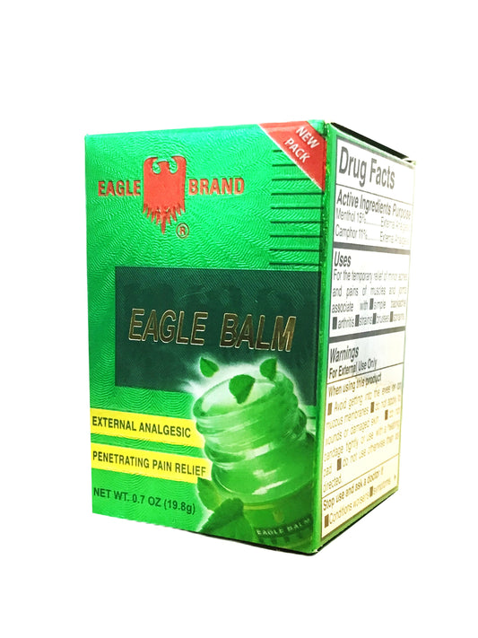 EAGLE BRAND Green Balm External Analgesic Penetrating Pain Relief 鷹標黃金膏