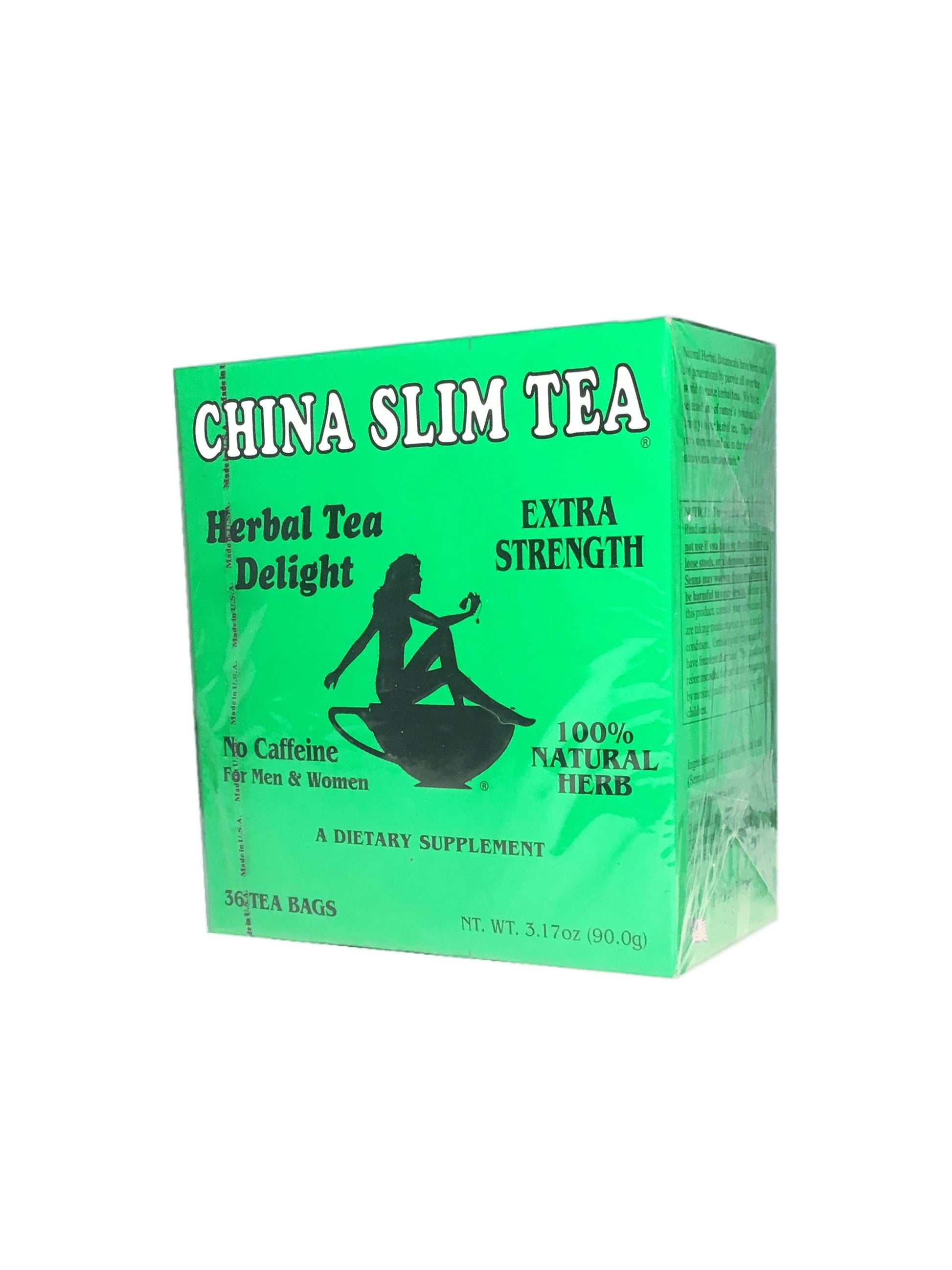 China Slim Tea Extra Strength Dieter's Delight No Caffeine 100% Natura ...
