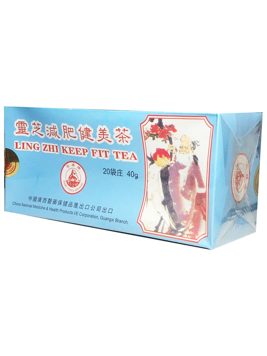 Ling Zhi Keep Fit Tea 靈芝減肥健美茶, 20 Tea Bags 40g