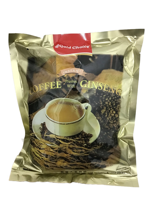 GOLD CHOICE Instant Coffee Premix With Ginseng 金宝即溶人参咖啡
