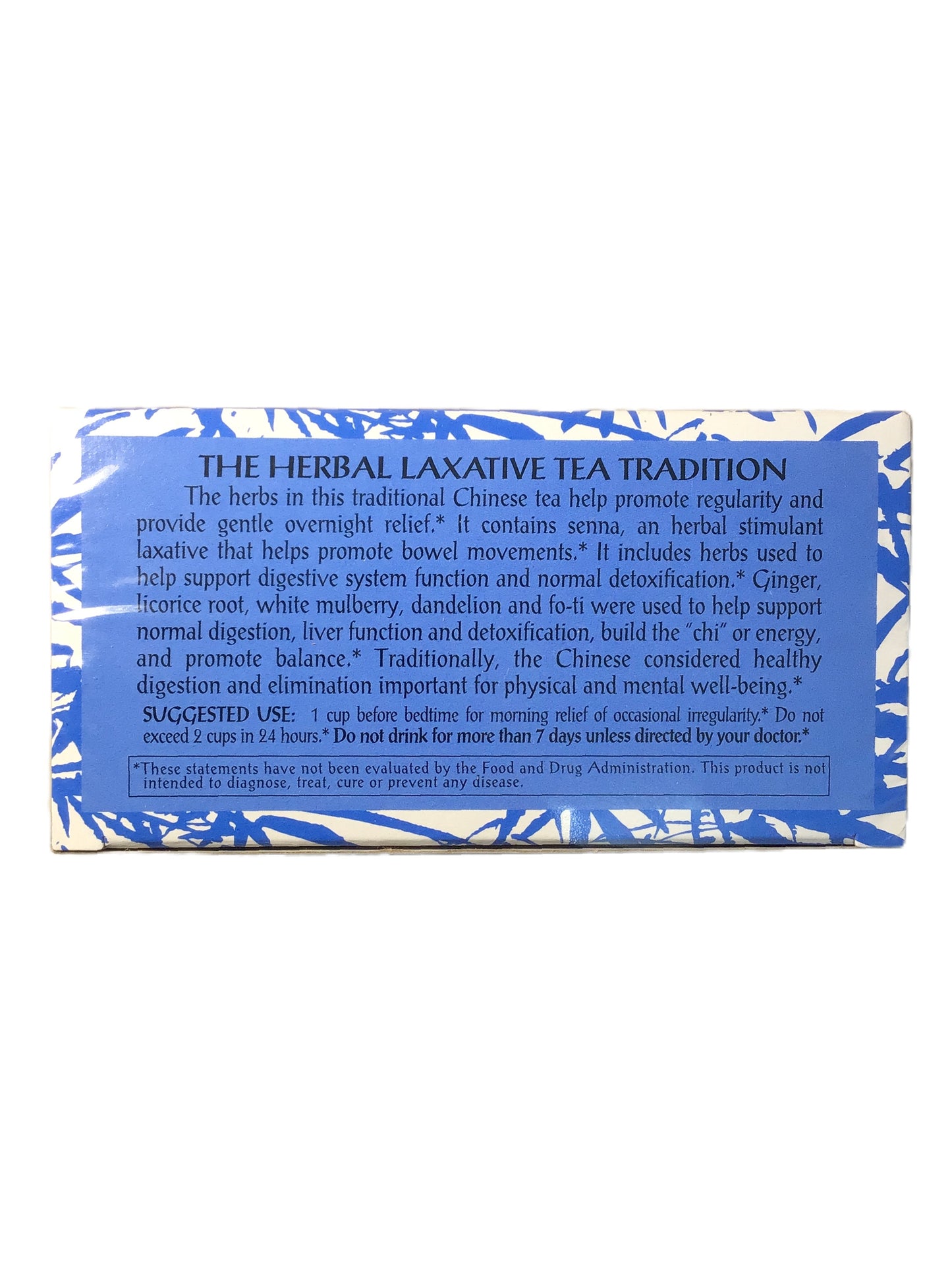Triple Leaf Brand Herbal Tea - Herbal Laxative