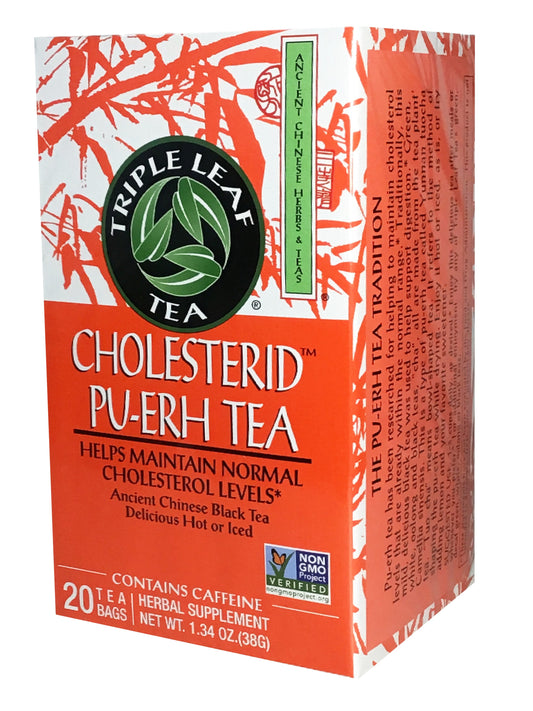 Triple Leaf Brand Herbal Tea Cholesterid Pu-Erh Tea