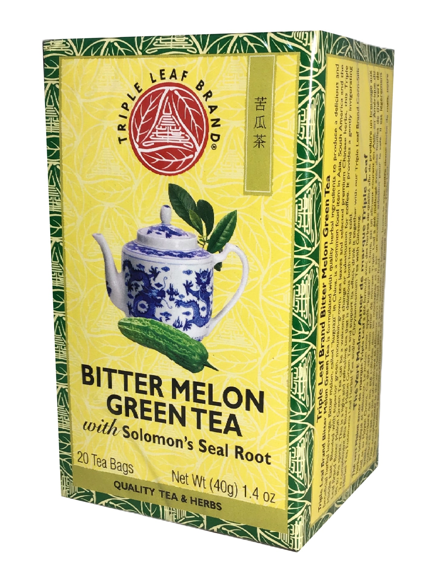 Triple Leaf Brand Bitter Melon Green Tea with Solomon's Seal Root 苦瓜茶