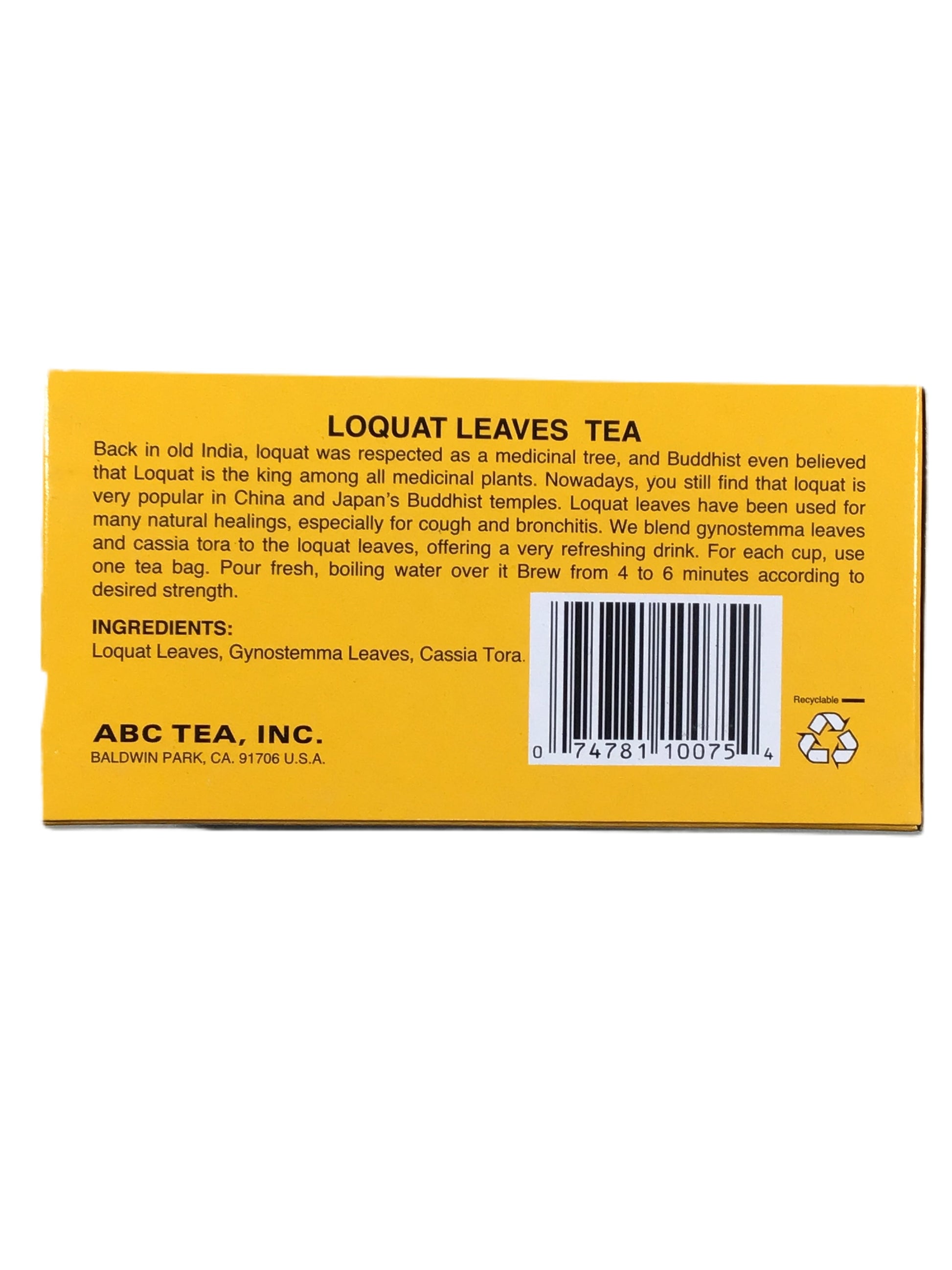 Loquat Leaves Tea 枇杷叶茶, – KHT Herbs & Goods
