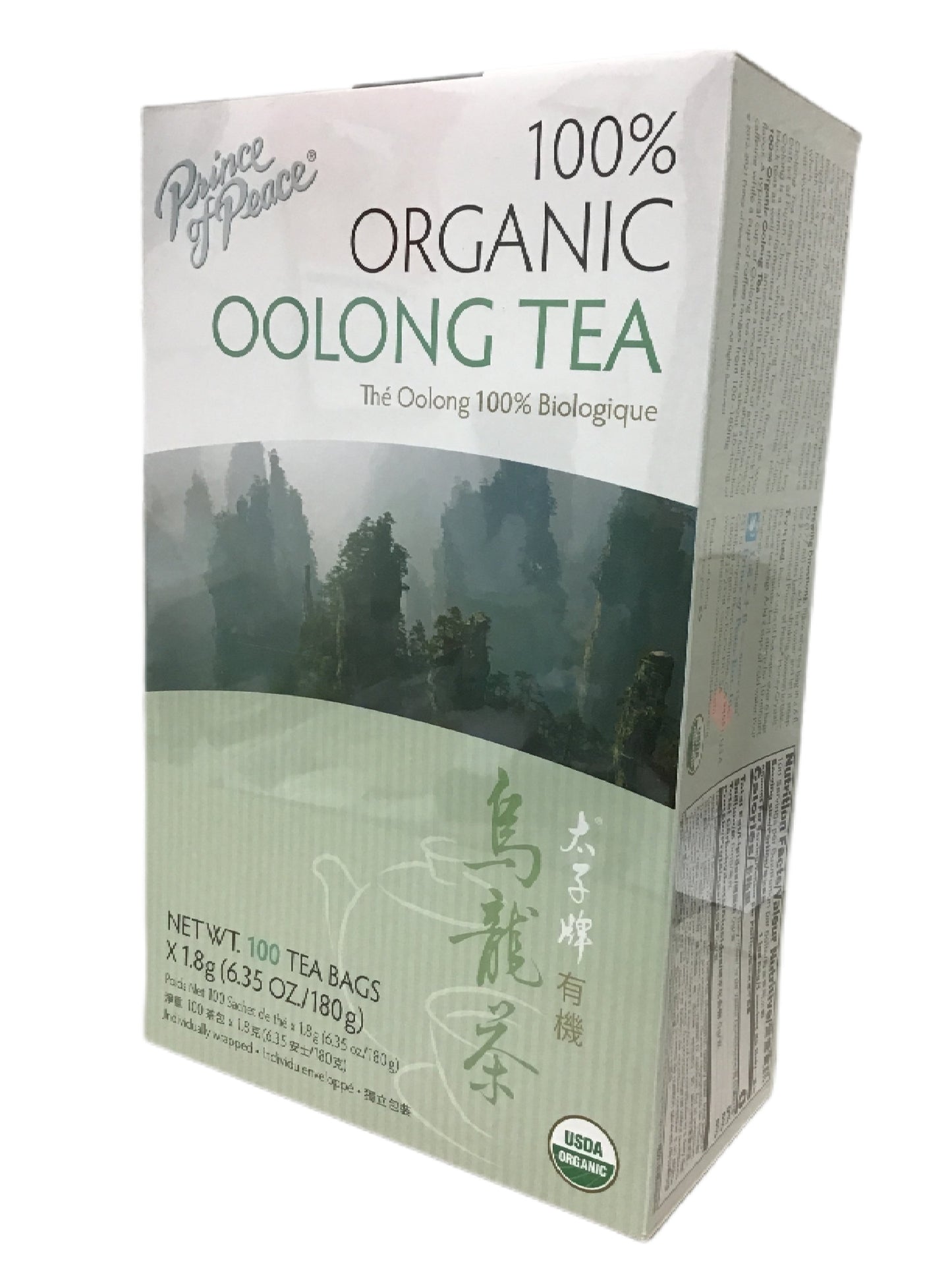 Prince Of Peace Organic Oolong Tea Bags 太子牌 有机乌龙茶