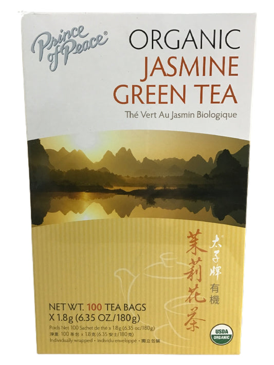 Prince Of Peace Organic Jasmine Green Tea Bags 太子牌 有机茉莉花茶