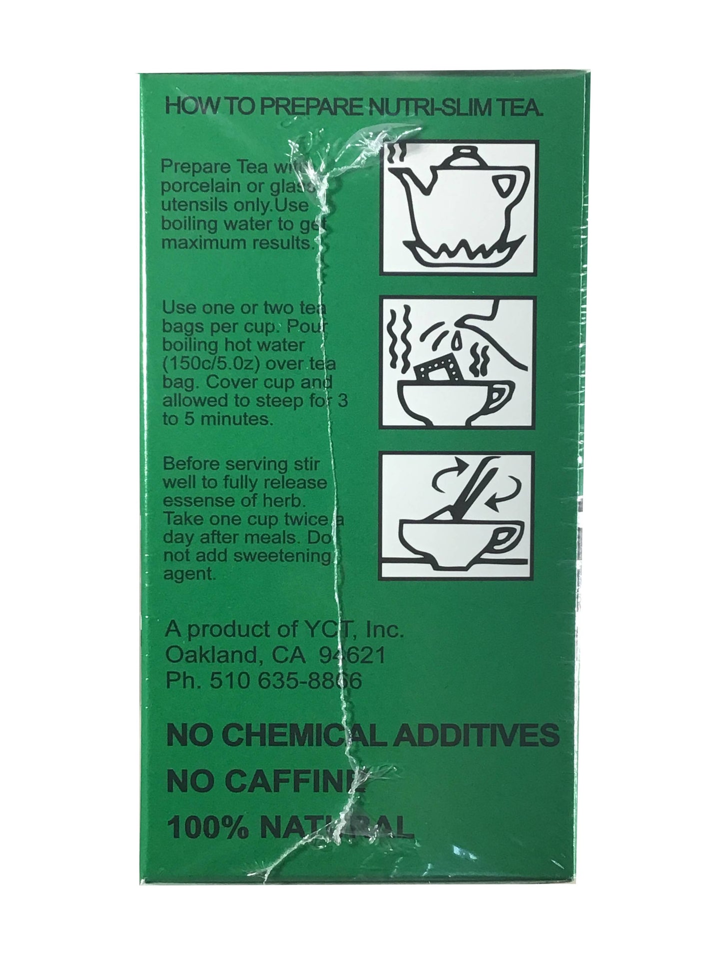 Hoja Verde Regular Strength Nutri-Slim Tea 30 teabags