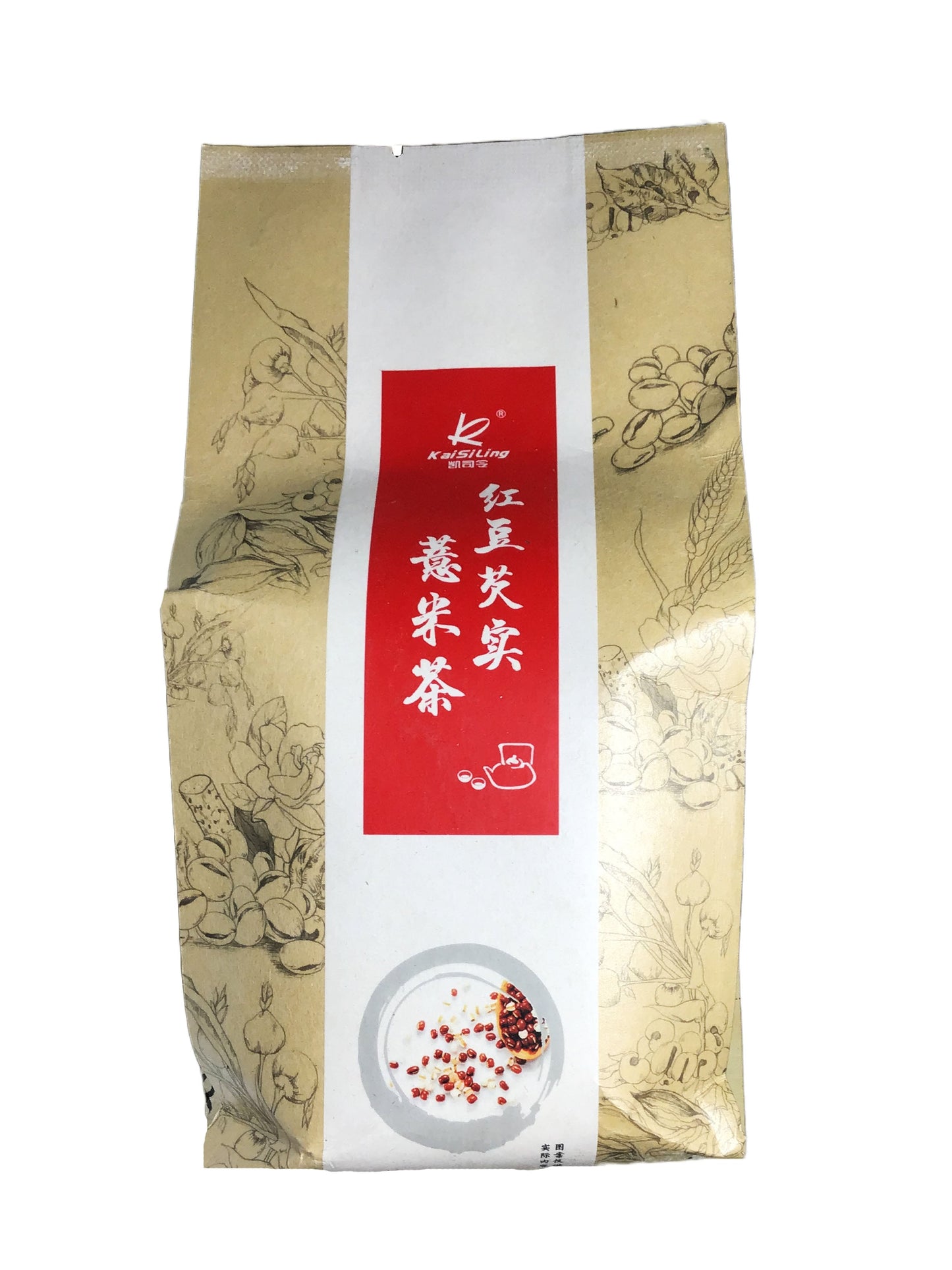 Red Bean Coin Minqinshi Tea (30 Teabags) 红豆芡实薏米茶 (30袋)