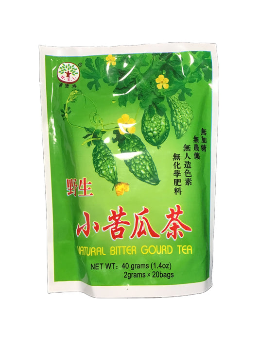 Natural Bitter Gourd Tea (2 grams x 20 teabags) - 汉宝牌 野生小苦瓜茶 (2克 x 20袋装)