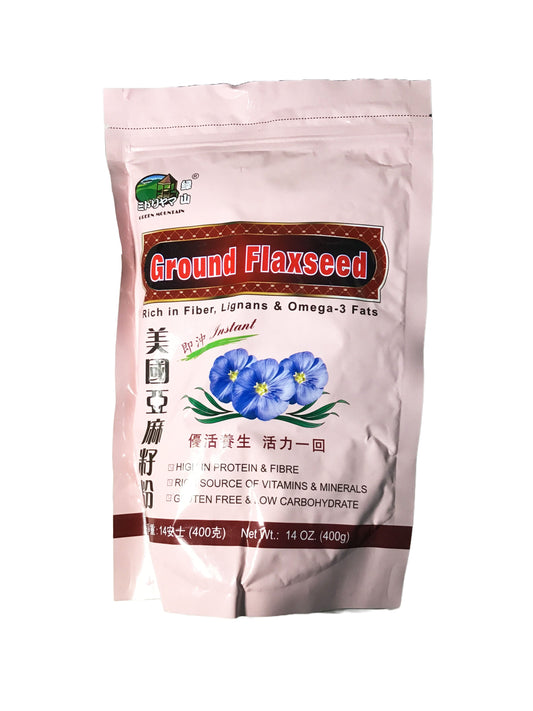 GREEN MOUNTAIN Ground Flaxseed 绿山 美国亚麻籽, 14oz