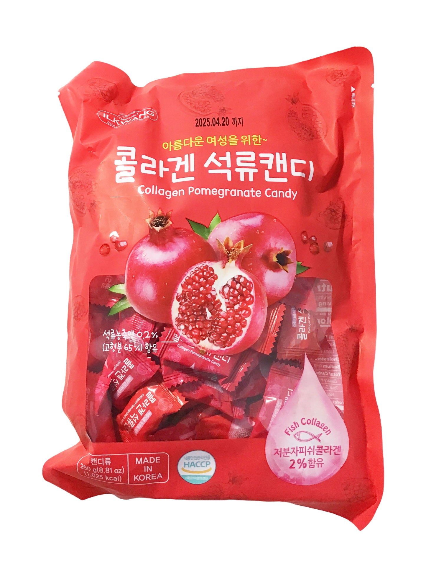 ILKWANG Collagen Pomegranate Candy 胶原石榴糖 8.81oz (250g)