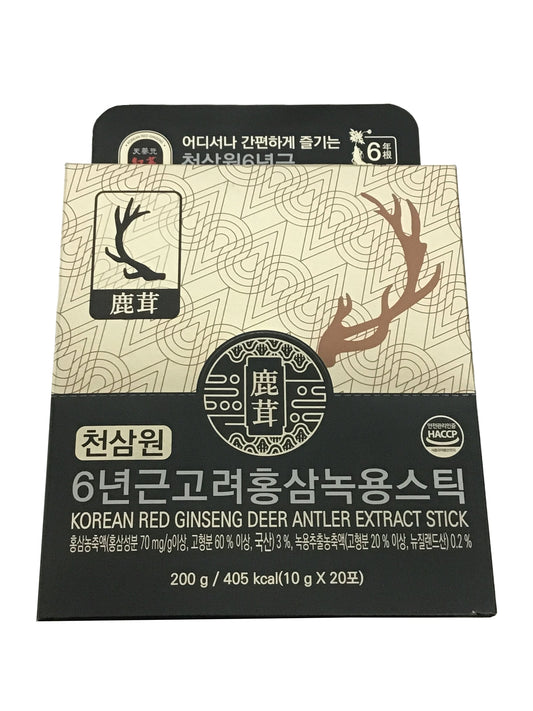 Korean Red Ginseng Deer Antler Extract Stick 鹿茸