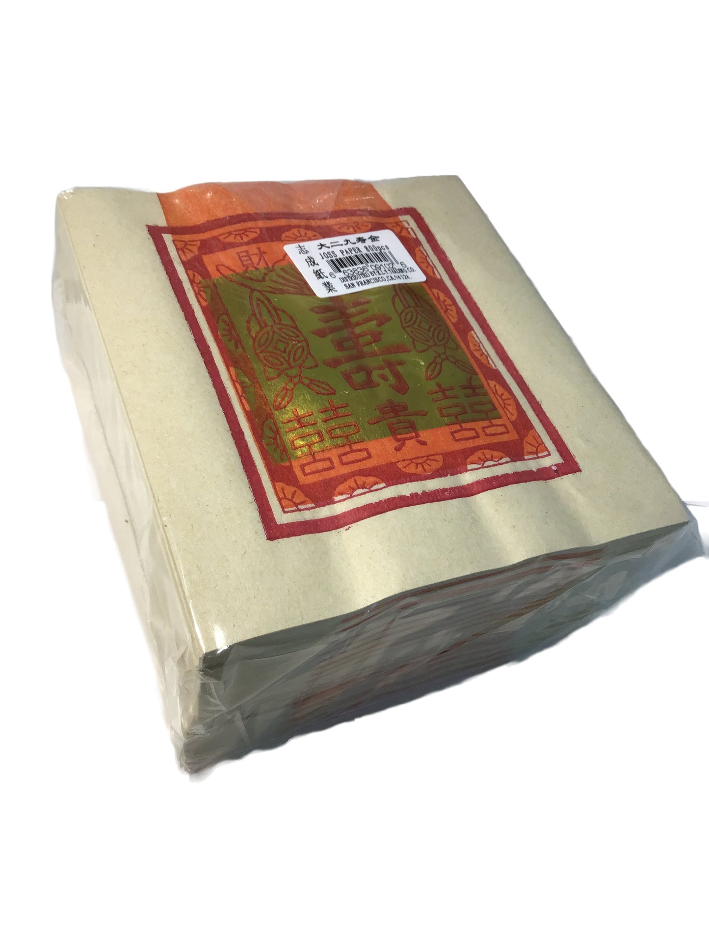 Joss Paper 大二九寿金 800PCS, 1包