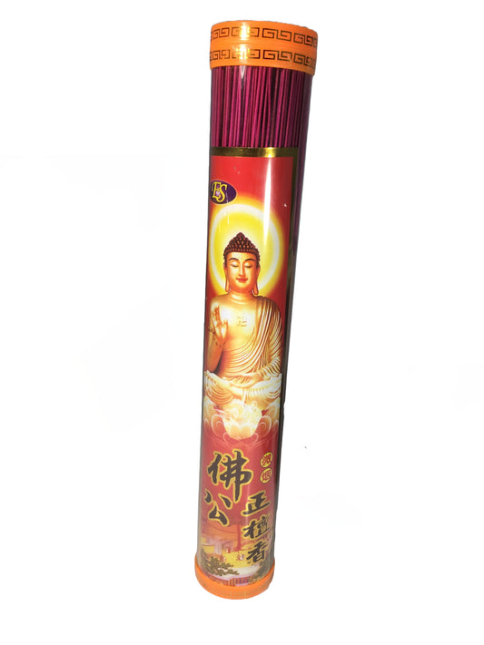 Sandalwood Joss Incense Sticks for the Buddha - 32cm 佛公正檀香 微烟