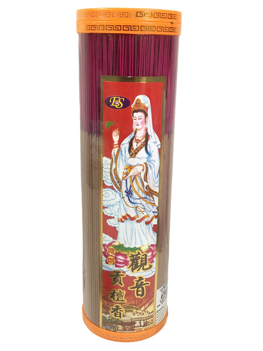 Sandalwood Joss Incense Sticks for Guanyin - 观音贡檀香 微烟