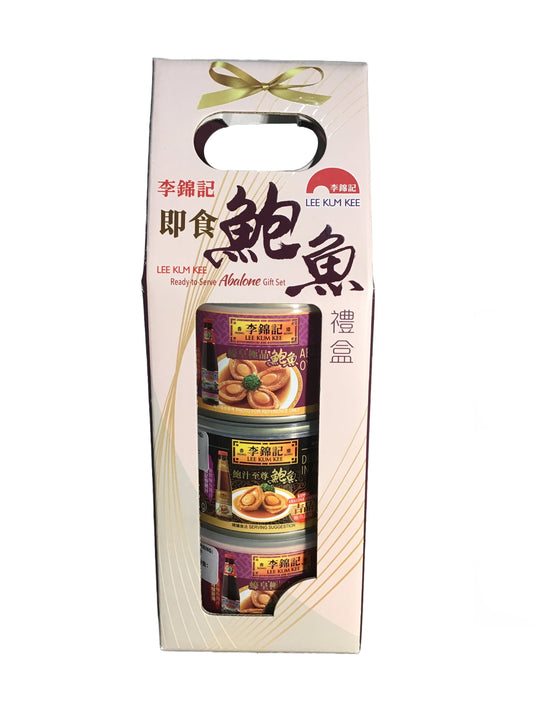 Lee Kum Kee Ready-to-Serve Abalone Gift Set of 3 Cans 李锦记 即食鲍鱼礼盒 三罐装