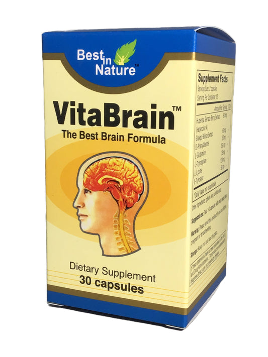 BEST IN NATURE BRAND Vita Brain Dietary Supplement