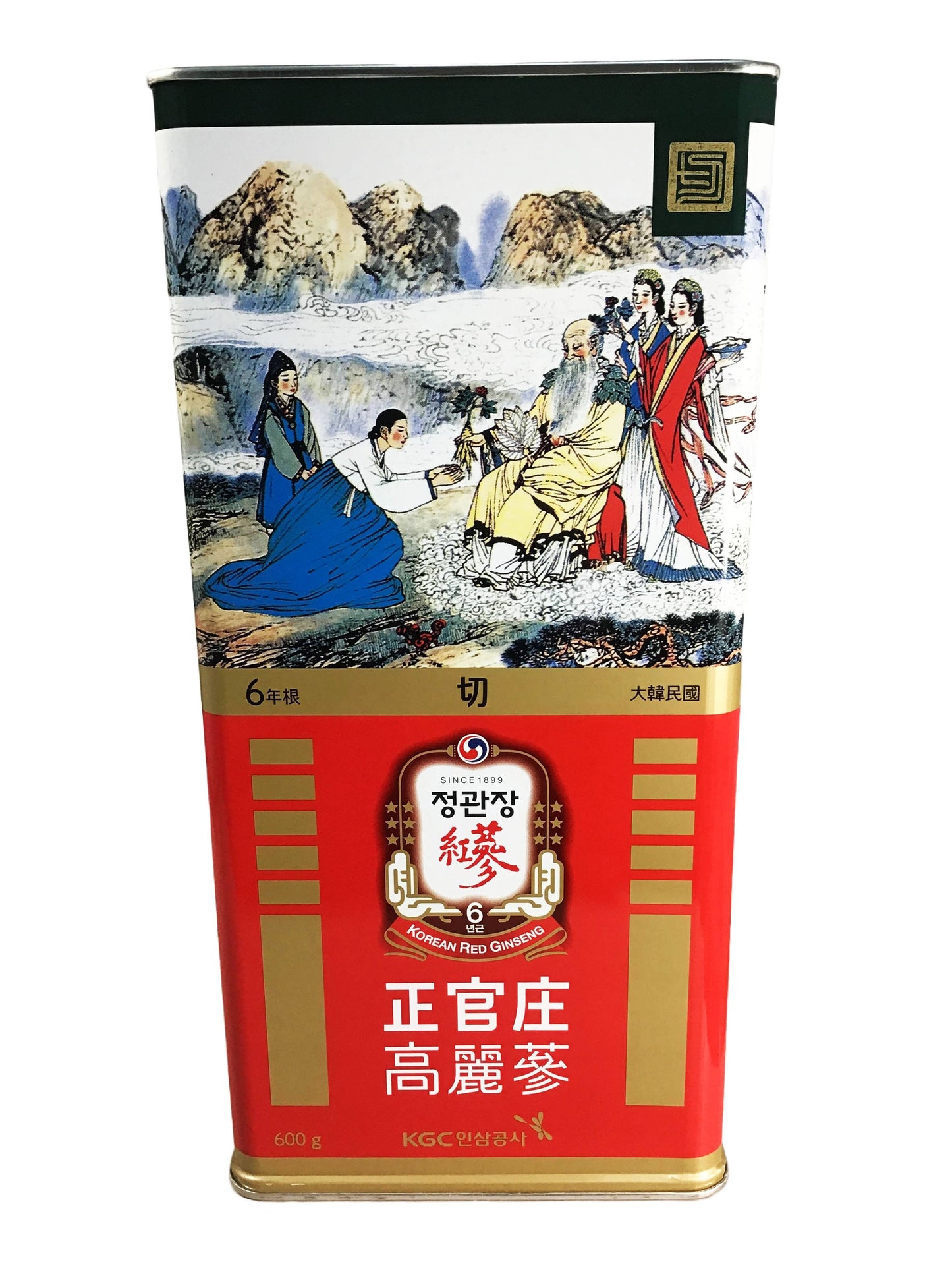 CHEONG KWAN JANG 6 Year Old Korean Red Ginseng Canned 600g Roots (Cut) 正官庄 高丽参切参